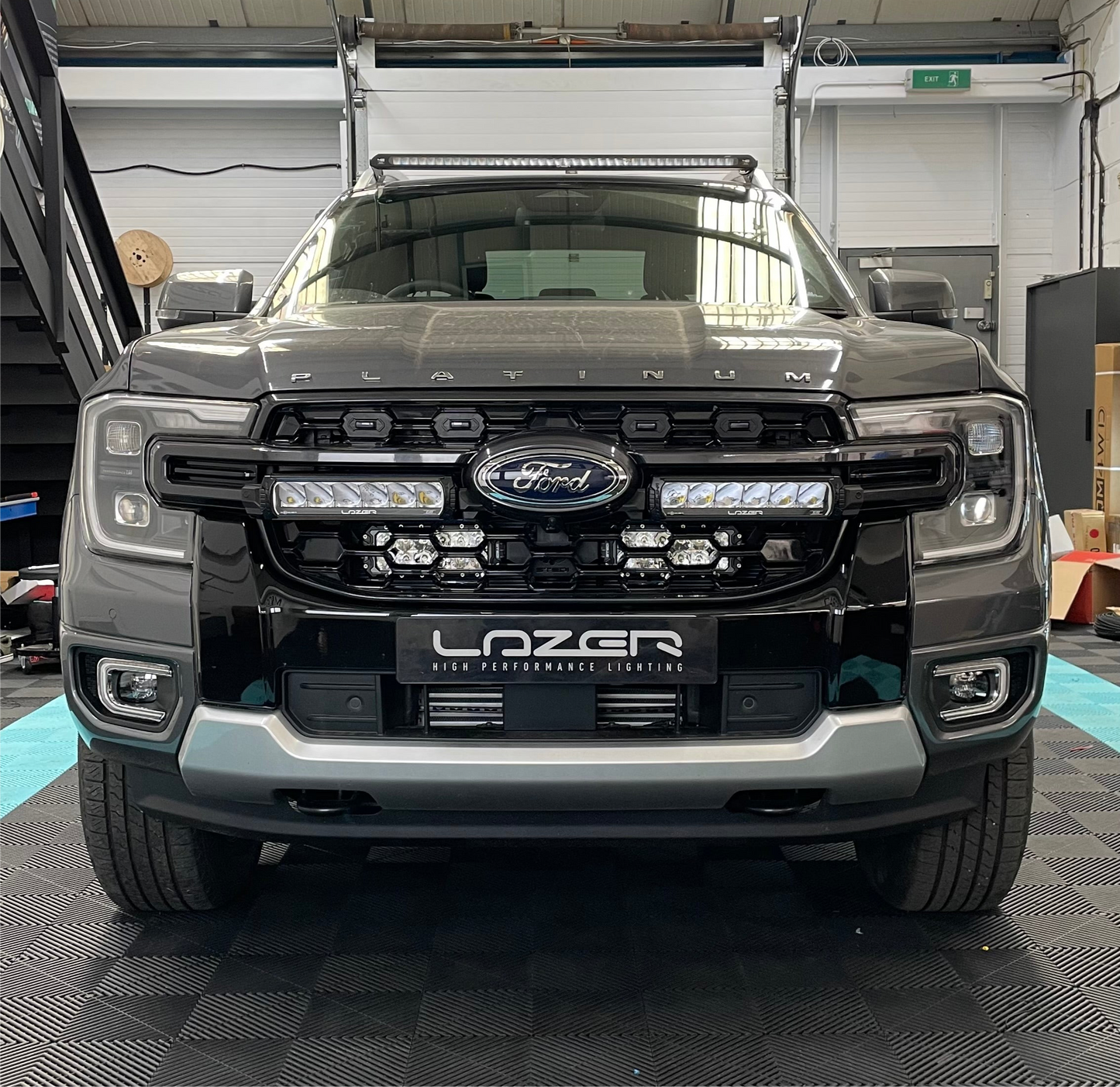 LAZER LAMPS FORD RANGER ROOF MOUNT WITH ROOF RAILS (2022-)