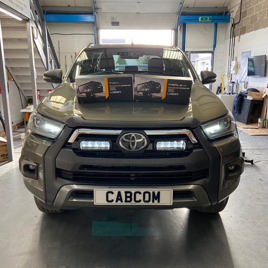 PLUG & PLAY LAZER LAMPS TOYOTA HILUX INVINCIBLE-X (2021-2024) GRILLE KIT